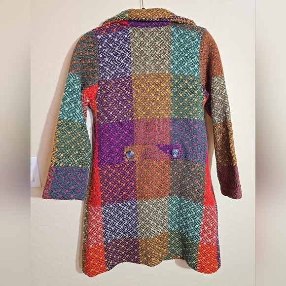 NWT Aran Sweater Market Gemma Multicolor Cardigan Size S - Picture 10 of 12